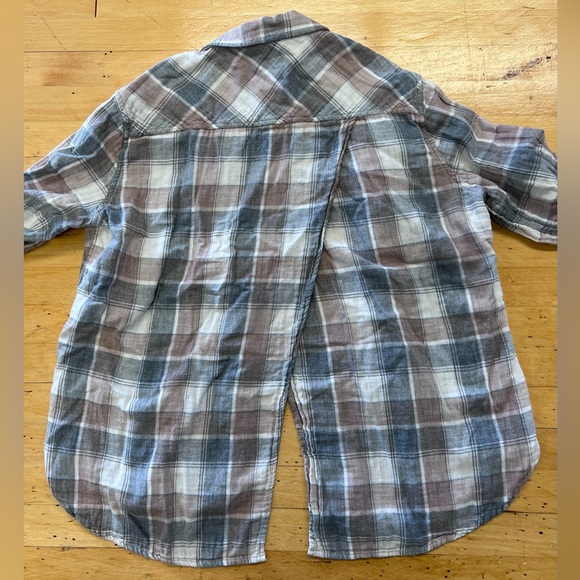 UGG Women’s Plaid Shirt - Relaxed Open Back - XL - Picture 2 of 7